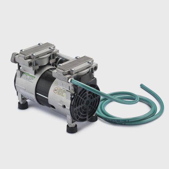Pompe à Vide Sans Huile 550W – 220V, Dépression -0.92 Bar, Débit 125 L/min, Pour Labo Ou Alimentaire