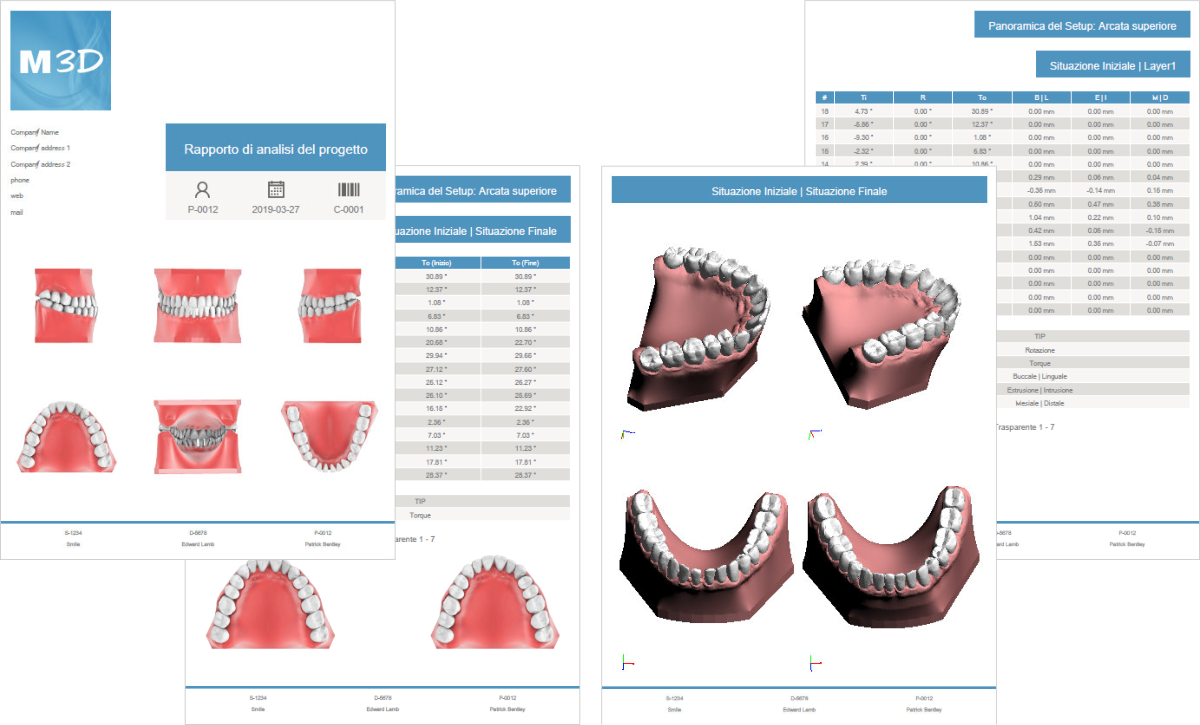 maestro3d | Dental Studio | Ortho Studio | Report PDF - PDF3d